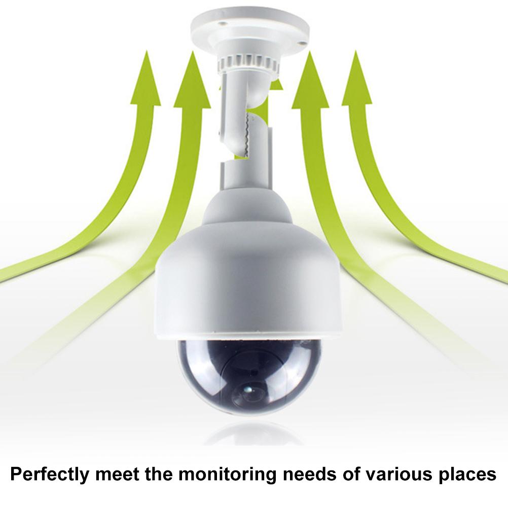 Dummy Security Camera Battery Operated Fake Camera Waterproof Rotatable Fake Security Camera