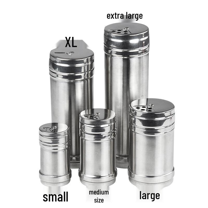 Víceúčelová sada koření: Chili prášek, kmín a pepř v sypacích a párátkových lahvičkách