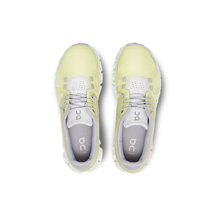 ON  Cloud 5 Hay Frost Women Sneakers Yellow 59.98372