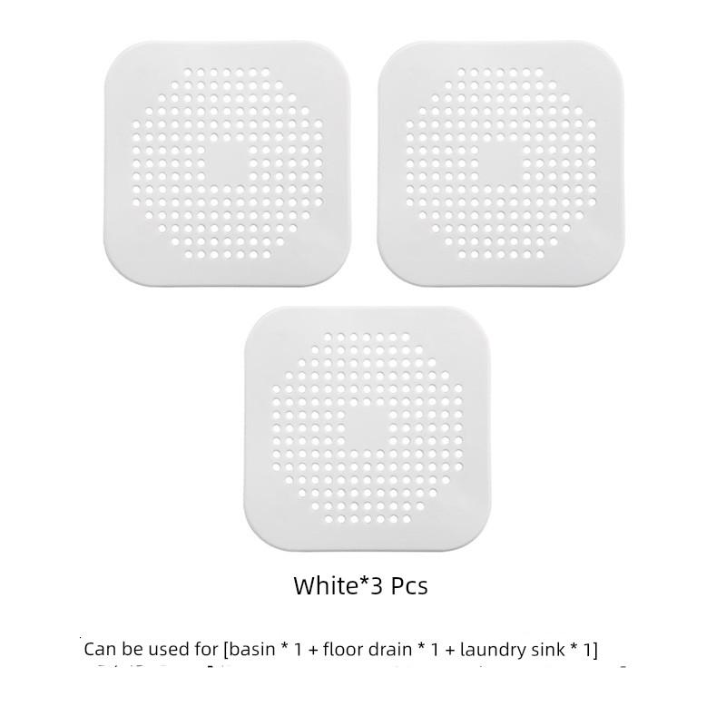 Floor Drain Cover Bathroom Hair Filter Kitchen Sewer Hair Filter Net Leak-Proof Drainage Bathroom Sink Handy Gadget