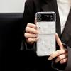 Pearl Bow Samsung ZFlip7 & ZFold8 Foldable Phone Case - Bowtie Drip Glue INS Style for Women