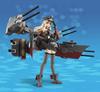TAMASHII NATIONS Armor Girls Project KanColle Bismarck drei ca. 140mm bemalte bewegliche Figur PVC&ABS