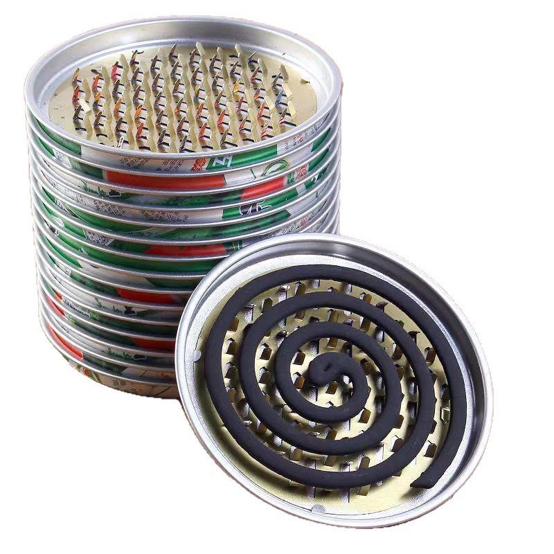 Thickened Stainless Steel Mosquito Coil Holder with Lid - Heightened Design for Home Use