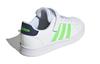 Adidas Neo GRAND COURT Comfortable And Trendy Abrasion Resistant Low top Kids' Skateboarding Shoes White Green GX5746