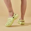 Fashion Anti-slip Male Slipper Outdoor Hole Platform Slides 2025 Style Fun Eva Cheap Shoes Liquidation High Quality Fashion Men's Shoe