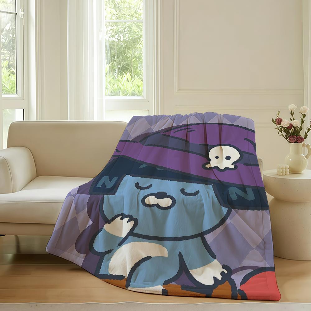Cartoon cute K Ka K kaos F Friends Blanket For Sofa Office Bed Plane Travel Sleep Read Relax Camping Soft And Warm
