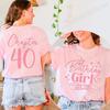 Tshirts for Women Classic 40th Milestone Best Friend Classic T-shirts for Women Vintage 40th Birthday Year