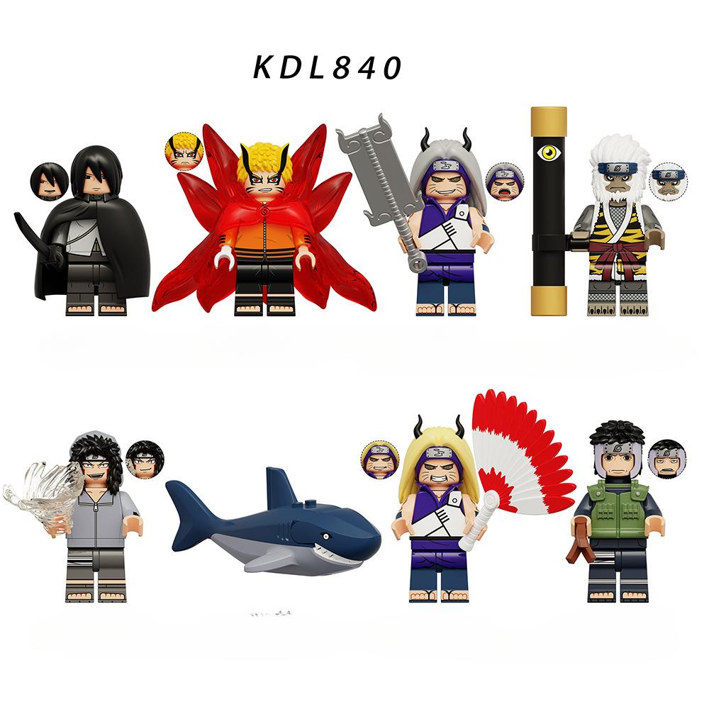KDL840 Cartoon Anime Toys Movie Character Mini Assembly Action Building Block Figures Collection Toys for Gifts