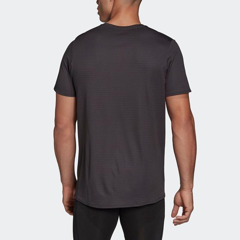 Adidas Premium Reflective Running Short Sleeve T-Shirt Men Tops Black GL2008