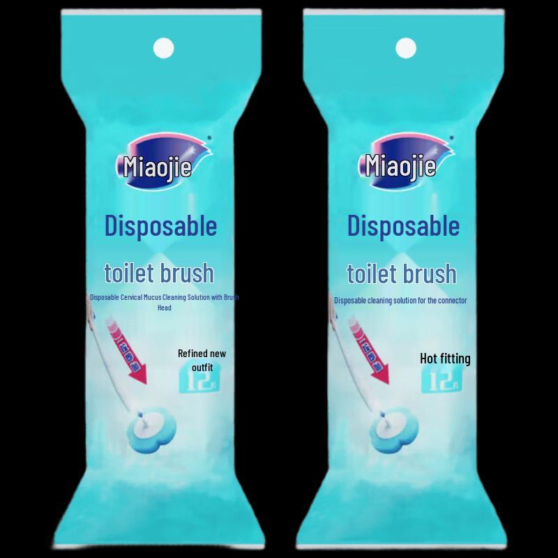 Miaojie Disposable Toilet Brush Refill Packs