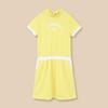 Callaway Short Sleeve Mock Neck Dress Golf C24129200 Women's (Brand Logo, Moisture-Wicking, Quick-Drying) / / 1060_Yellow