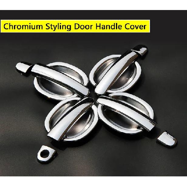 For Skoda Octavia Mk1 1U 1U2 1996-2004 Chrome Door Handles Covers Trim Set of 4pcs Car Accessories Stickers Car Styling 2000