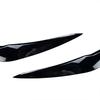 Front Headlight Eyelid Eyebrow Trim Headlight Eyebrow Eye Lid Protection Decoration for BMW 1 Series F20 F21 2015-2019 Stickers