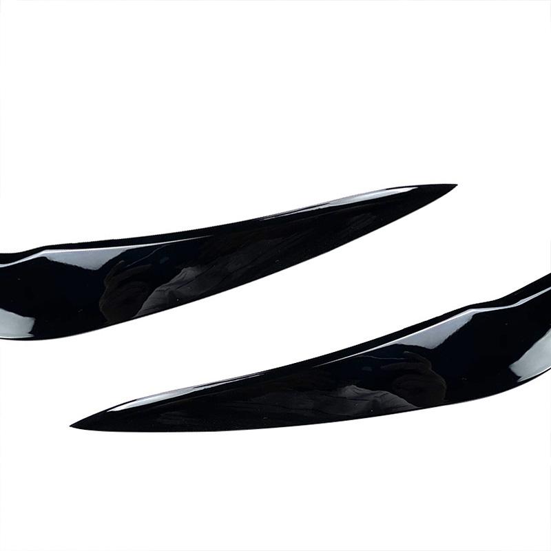 Front Headlight Eyelid Eyebrow Trim Headlight Eyebrow Eye Lid Protection Decoration for BMW 1 Series F20 F21 2015-2019 Stickers