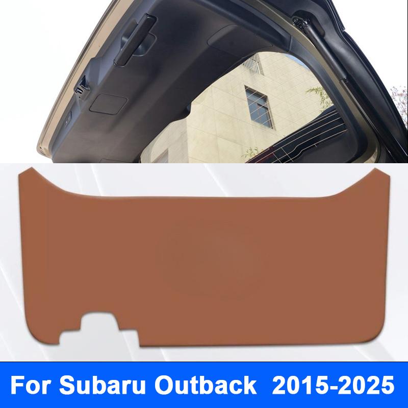 Car Trunk Mat For Subaru Forester XV Outback Crosstrek 2025 Leather Boot Liner Full Coverage Anti-Scratch Interior Accessories