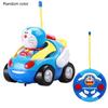 Vehicle Toy Cartoon Character Design Radio Control Flexible Doraemon Remote Contro Car Toy