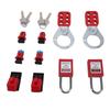 Electrical Lockout Tagout Kit Clamp On Circuit Breaker Lock Device for Industrial Energy Isolation