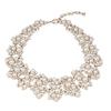 Europäische und Amerikanische Übertriebene Kurze Perlen, Diamant Halsketten, Modische Retro Blumen Damen Accessoires 2026