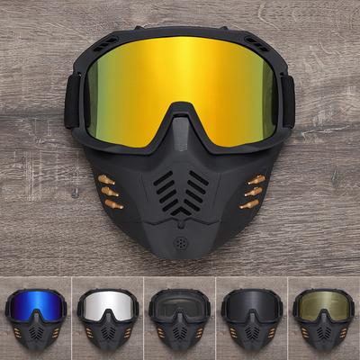 Spot Outdoor CS Tactical Bullet Modeling Mask מסכת רכיבה לאופנוע קרוס קאנטרי שמשה קדמית קסדת משקפי רכיבה