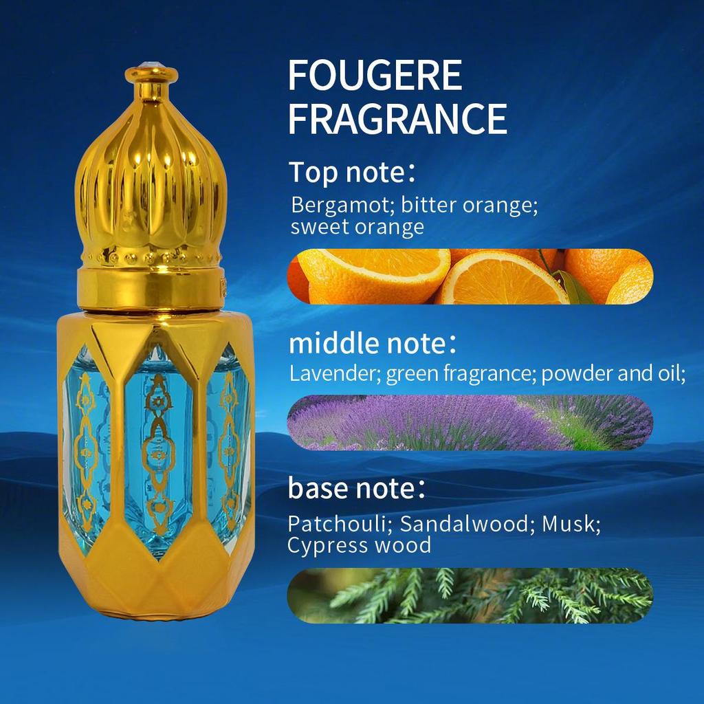 Men's Long-lasting Arabian Cologne Stick: Portable Essential Oil Perfume