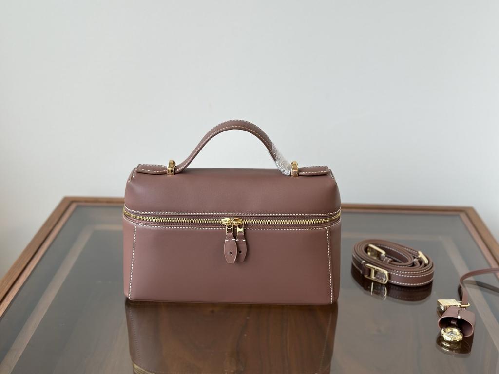 LP23 Cowhide Top Layer Leather New Style Genuine Leather Fashion Small Square Bag Single Handle Crossbody Womens Bag All-Match