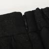 PALE JUTE 24AW Black Lame Flower Jacquard Pants Bottoms S blackUsed