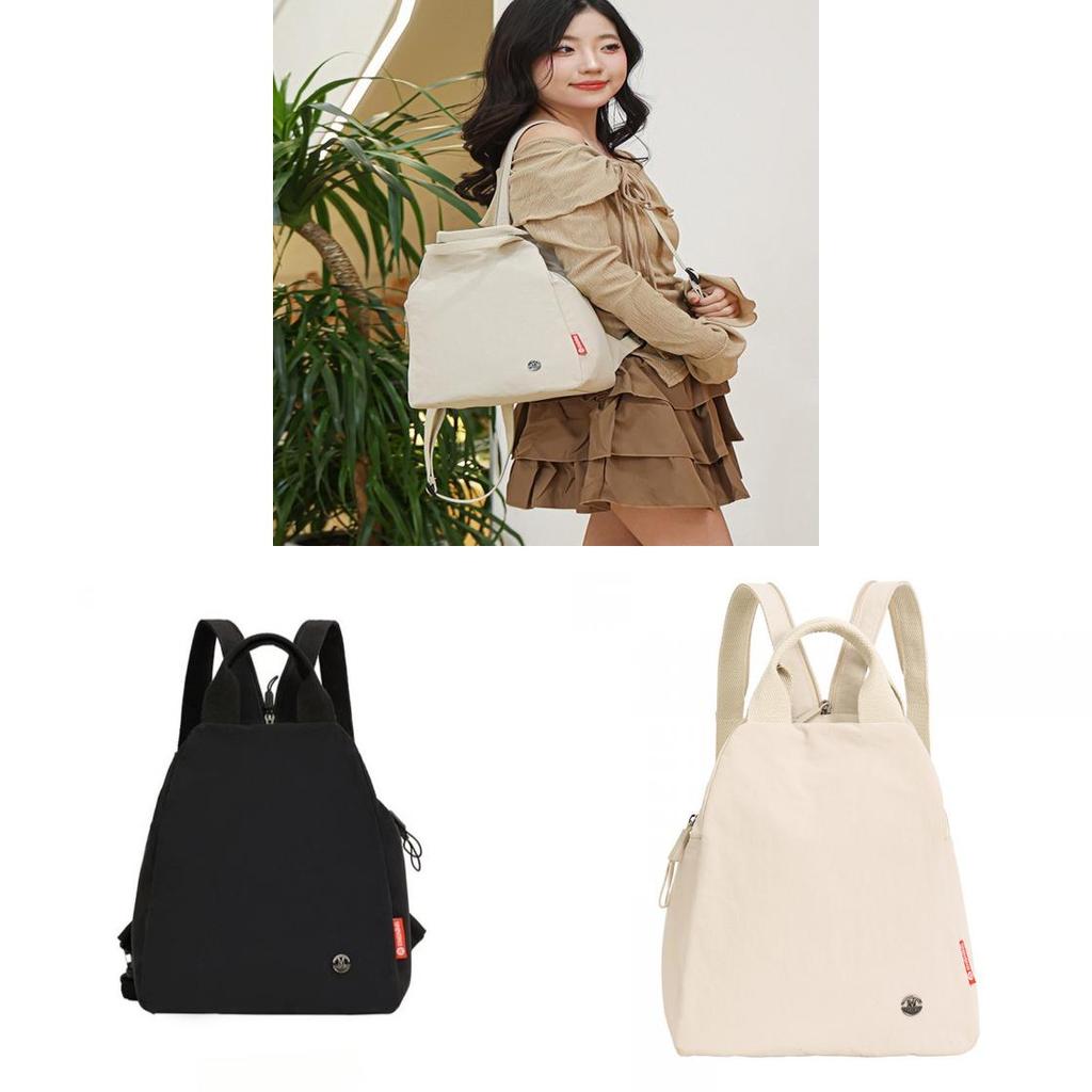 Nylon Minimalist Backpack For Daily Commuting With Breathable Design And Inner Pouch
