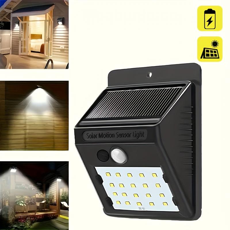 PIR Motion Sensor 20/30LED Sunlight control 3 sided Solar Energy Street light Yard Path Home Garden Solar Power lamp Wall Light