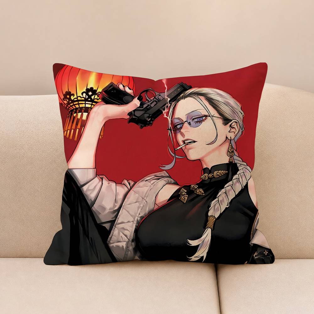 GGokurakugai TTao Pillow Case for Sofa Living Room Home office Decor Protective Cover