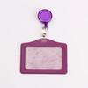 Women Man Bank Credit ID Card Holders Bus Identity Badge Protector Cover Bus Card Covers with Retractable Reel Office Supply