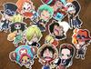 One Piece SD Character Luffy ONE PIECE Sticker LCS-508 (Normal)
