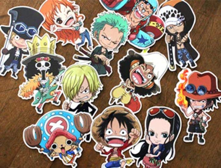 One Piece SD Character Luffy ONE PIECE Sticker LCS-508 (Normal)