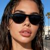 Punk Round Frame Sunglasses Women Beach Eye Protection Black Shades Glasses Travel Accessories Retro Sun Glasses for Men Outdoor