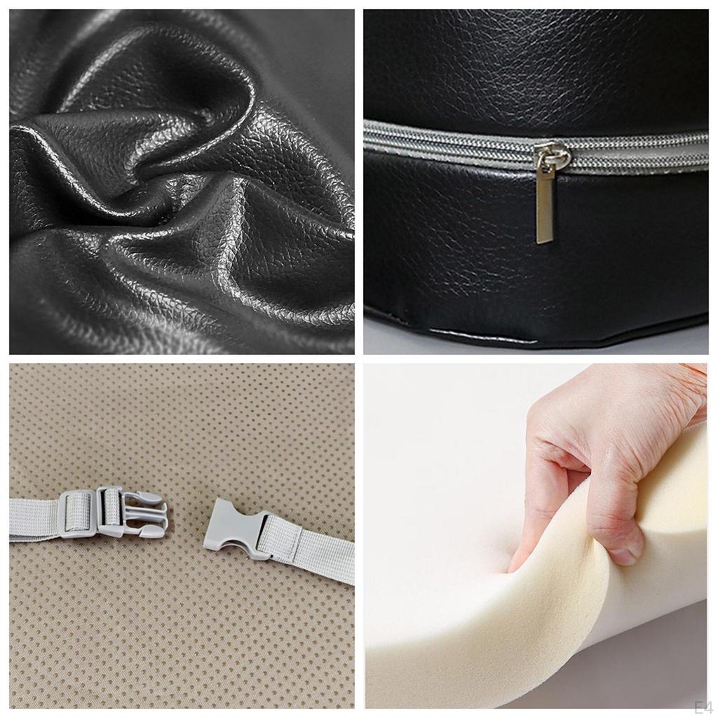 Chair Height Cushion PU Removable Washable Suitable Thickness Secure Straps for Children