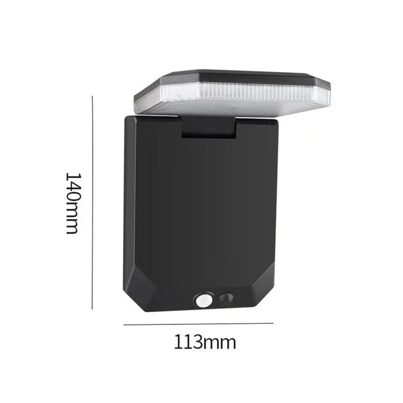 Foldable LED Solar Wall Light 120° Outdoor Waterproof Lamp potlights Motion Sensor Solar 3 Modes Street Garden Deco Solar Lamps