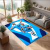 Tappeto in Flanella Stampato Erling Haaland Antiscivolo Morbido Poliestere Tappeto per Pavimento Tappetino Decorativo da Interno per Camera da Letto Soggiorno Divano