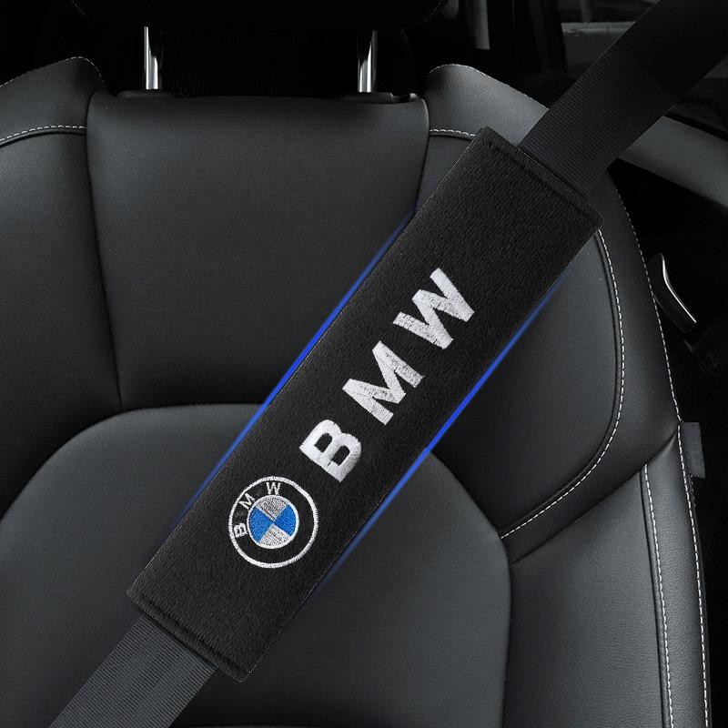 Car Seat Shoulder Belt Cover Protector Pad Auto Accessories For BMW F30 F01 F10 F35 F15 F16 F18 E39 E46 E90 E36