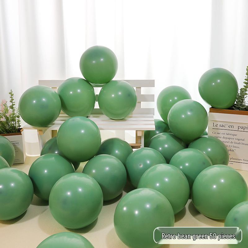 Retro Olive Green Forest Theme Graduation and Birthday Balloon Arrangement