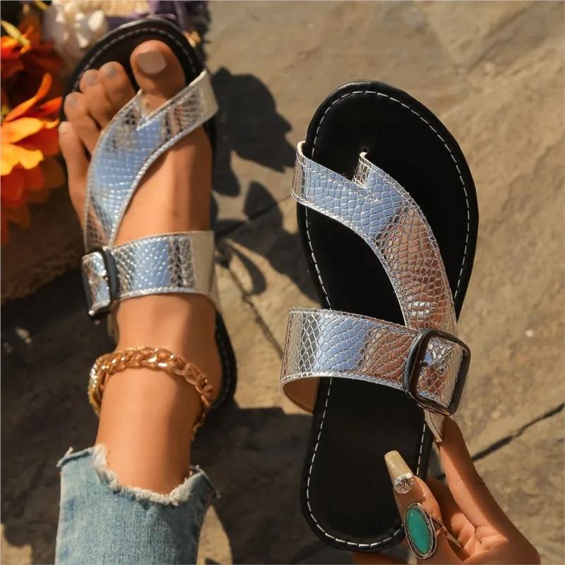 Mode Damen Schuhe Sandalen Sommer Party Sandalen Damen Elegant Damen Schuhe Rutschfeste Schuhe für Damen Pantoletten Zehentrenner Damen Hausschuhe