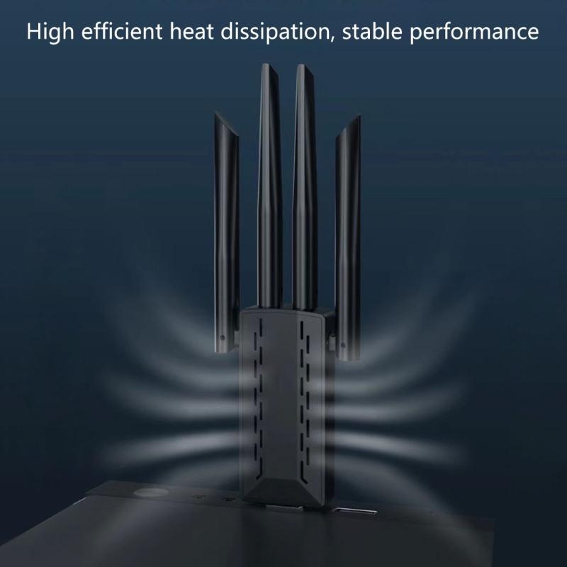 1300Mbps Schnelle Geschwindigkeit USB WiFi Adapter 4 Antennen Design Unterstützt 2.4G/5G Dualband Netzwerkverbindung