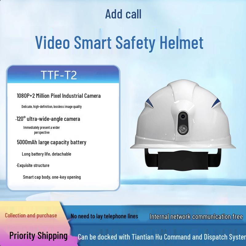 

TianTianHu Smart Safety Helmet with 4G/5G & Intercom (CN version)