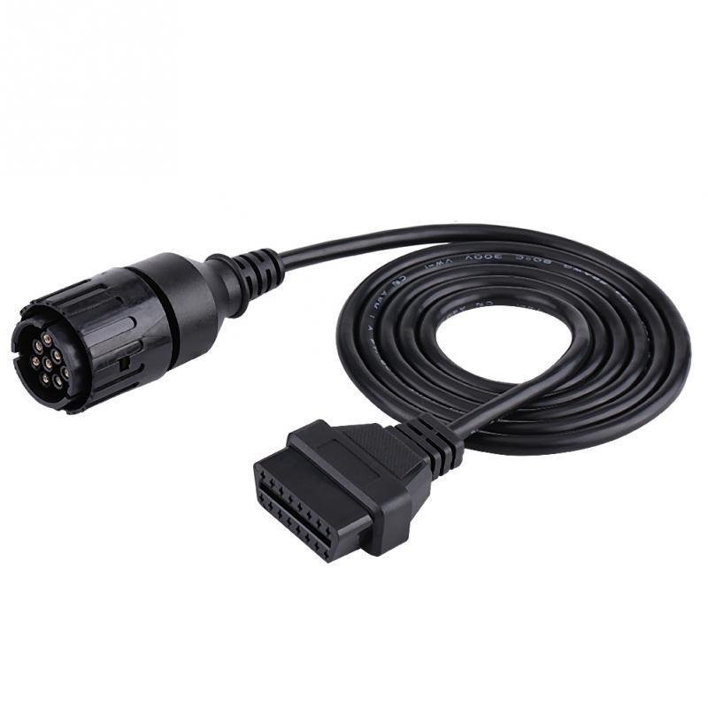 Adapter Cable,10 Pin to 16 Pin OBD2 Adapter Connector Diagnostic Cable for BMW ICOM-D Motorcycle Motorbike Adapter Cable,10 Pin to 16 Pin OBD2 Adapter Connector Diagnostic Cable for BMW ICOM-D Motorcycle Motorbike
