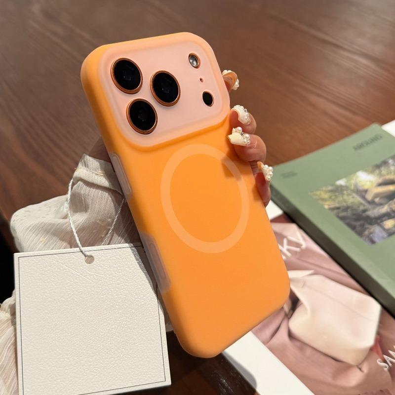 For Jelly Liquid Silicone Phone Case For For Iphone 17 16 Pro Max Magnetic Matte Cover For For Iphone 1 14 13 17 Pro Max Case