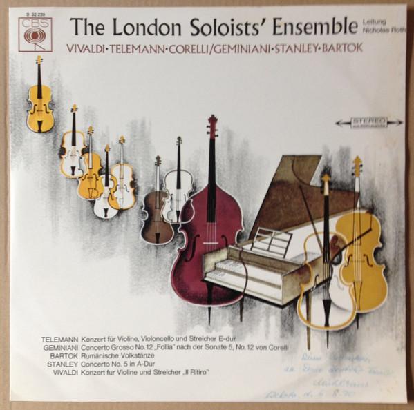 LP Record GEORG PHILIPP TELEMANN  FRANCESCO   Concerti  S52239 CBS Germany Classical Used