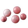 Pink and White Peach Blossom Jade Beads Diy Handmade Beading Material Kit for Chalcedony Bracelet with Persian Jade Accessories