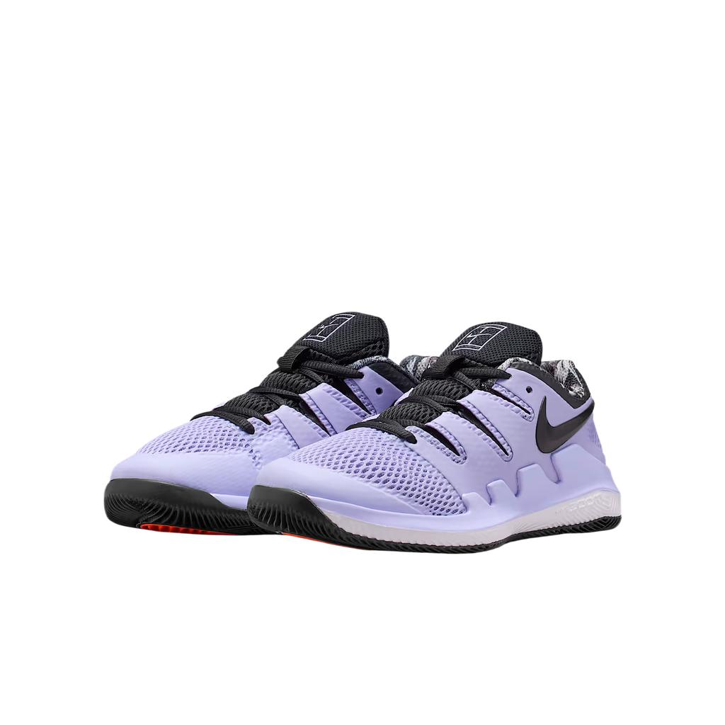 Nike Gericht Jr. Vapor X Tennis GS Lila Achat Kinder-Sneaker Weiß Hyper-Crimson Schwarz AR8851-500