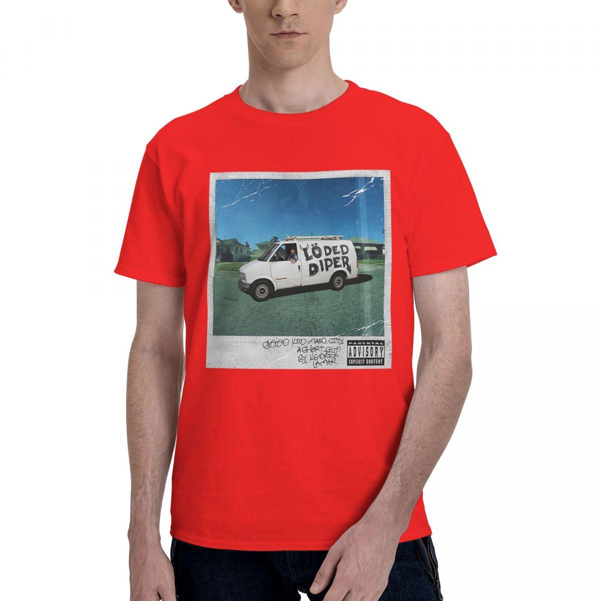 Loded Diper 100 Cotton Casual Breathable Confortable T Shirt High End Mens Clothing Graphic Tee S