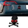 3D Schedel Metalen Stickers Motorfiets Badge Schedel Auto Emblemen voor Auto & Motoren Verbetert Uw Rit met Uniek Ontwerp