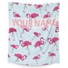 Pink Flamingo Flannel Blanket Lightweight Soft Sofa Blanket Direct Supply