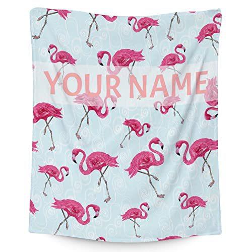 Pink Flamingo Flannel Blanket Lightweight Soft Sofa Blanket Direct Supply
